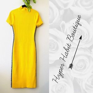 🚨🚨Host Pick🚨🚨Michael Kors Logo Tape Ribbed Knit Dress